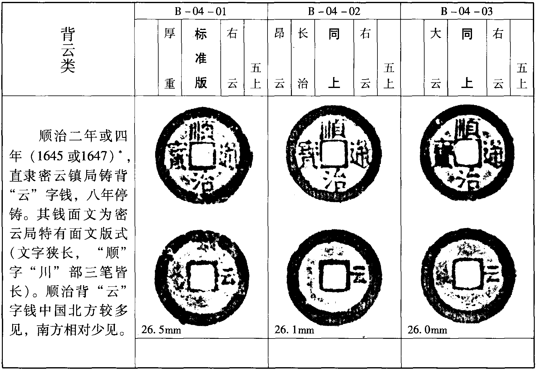 背“云”类(B-04)